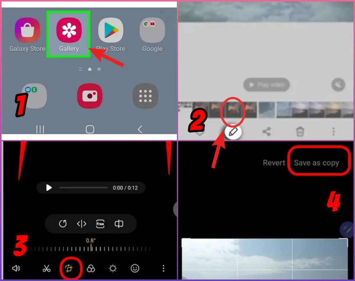 cara memotong video di samsung pakai aplikasi galeri