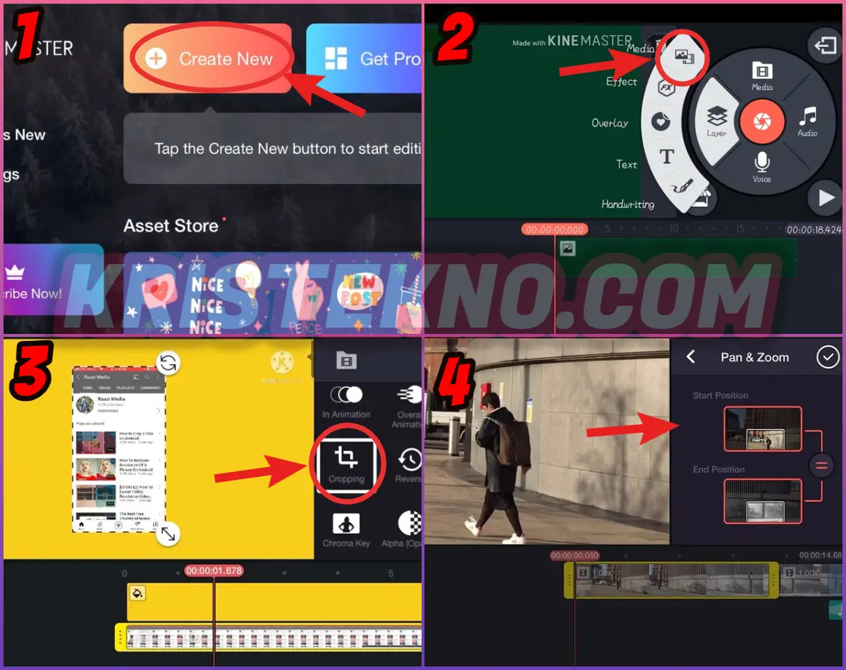 cara memotong video di kinemaster