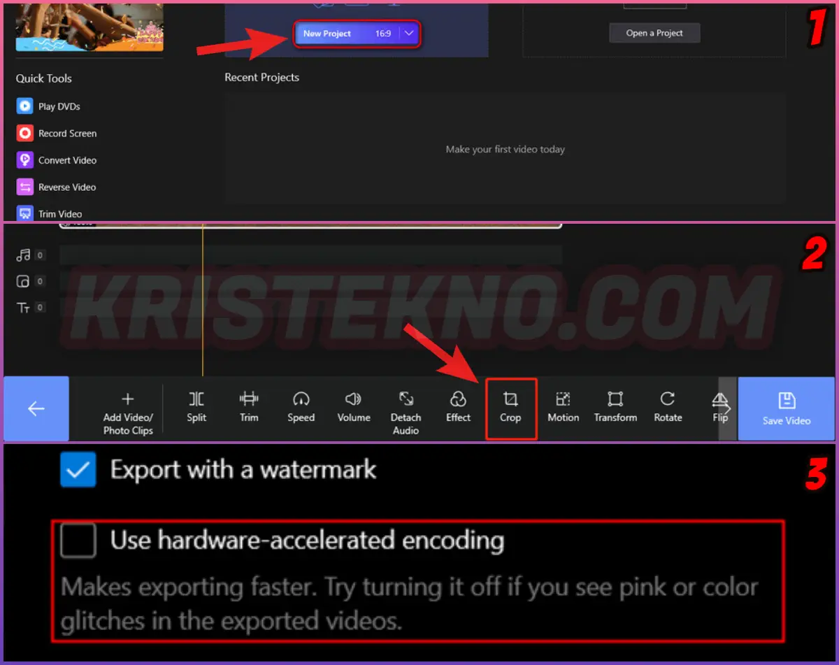cara memotong video dengan alternatif kinemaster terbaik