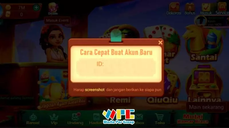 Cara Ganti Password Higgs Domino Akun Facebook