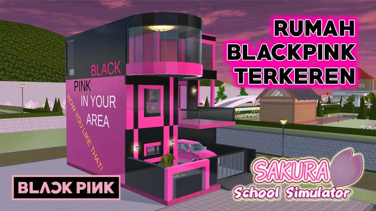 ID Props Rumah Blackpink Sakura School Simulator yang Bisa di Save