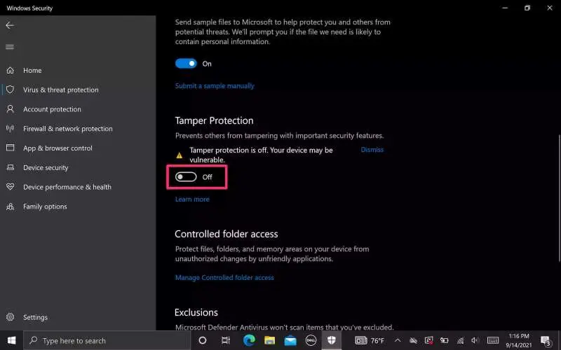 Menonaktifkan Windows Security Windows 10 Menonaktifkan Windows Security Windows 10