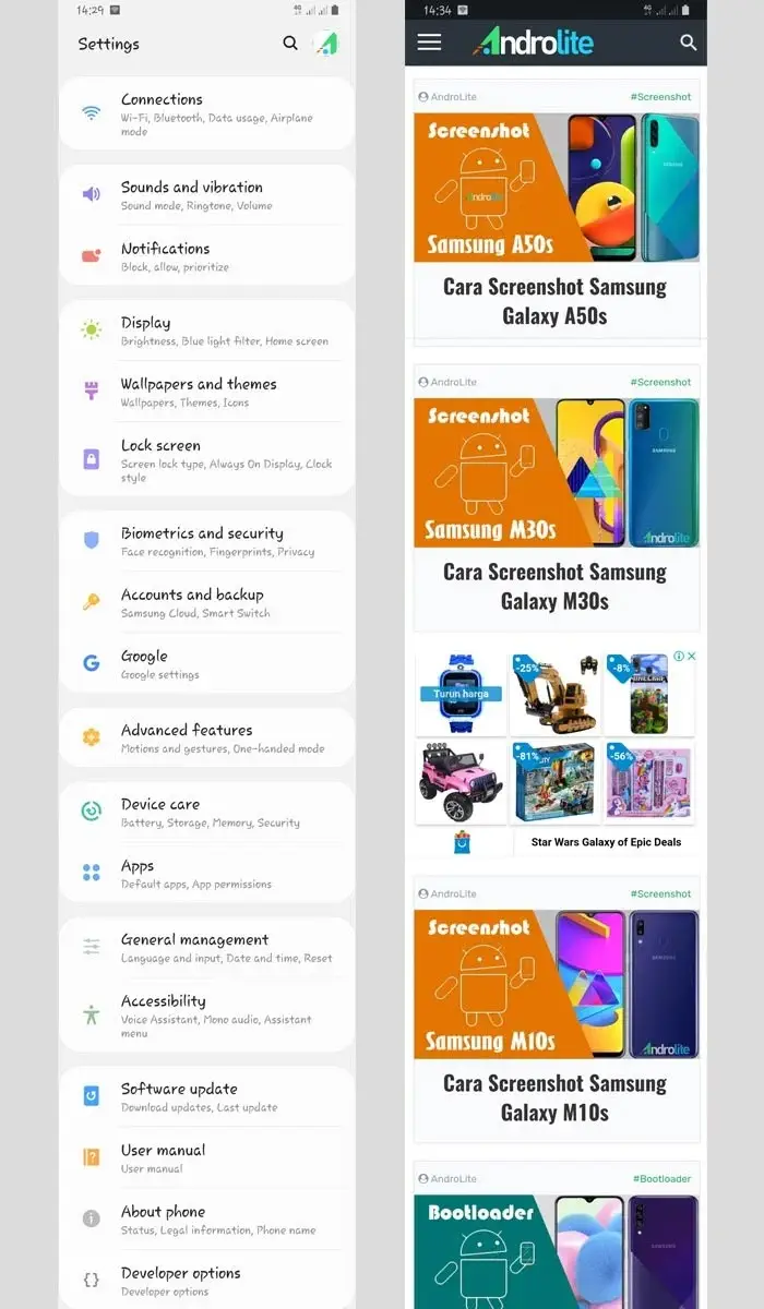 Cara Screenshot Bisa Di Scroll